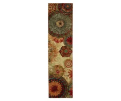 Caravan Medallion Runner, (2' X 8')