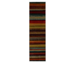Boho Stripe Runner, (2' X 5')