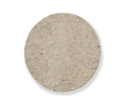 Gray Down Under Round Rug Pad, (4’10”)