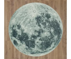 Mohawk Gray Moon Round Area Rug