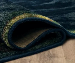 Mohawk Navy Western Hemisphere Earth Round Area Rug -Carpet Promotion 810559279 6