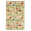 Spiced Beauties Cream & Jewel-Tone Floral Area Rug, (8' X 10')
