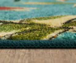 Summer Dragonflies Aqua Area Rug, (8' X 10') -Carpet Promotion 810599703 A8 4