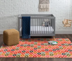 Enchanted Floral Pink & Multi-Color Area Rug, (5' X 8') -Carpet Promotion 810599707 A0 3