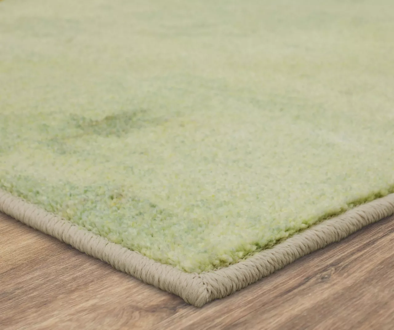 Dancing Stars Green & Blue Abstract Area Rug, (2' X 3') 2 Dancing Stars Green & Blue Abstract Area Rug, (2' X 3') - Image 2