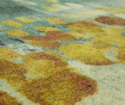 Dancing Stars Green & Blue Abstract Area Rug, (4' X 6') 11 Dancing Stars Green & Blue Abstract Area Rug, (4' X 6') -Carpet Promotion 810599713 A8 3