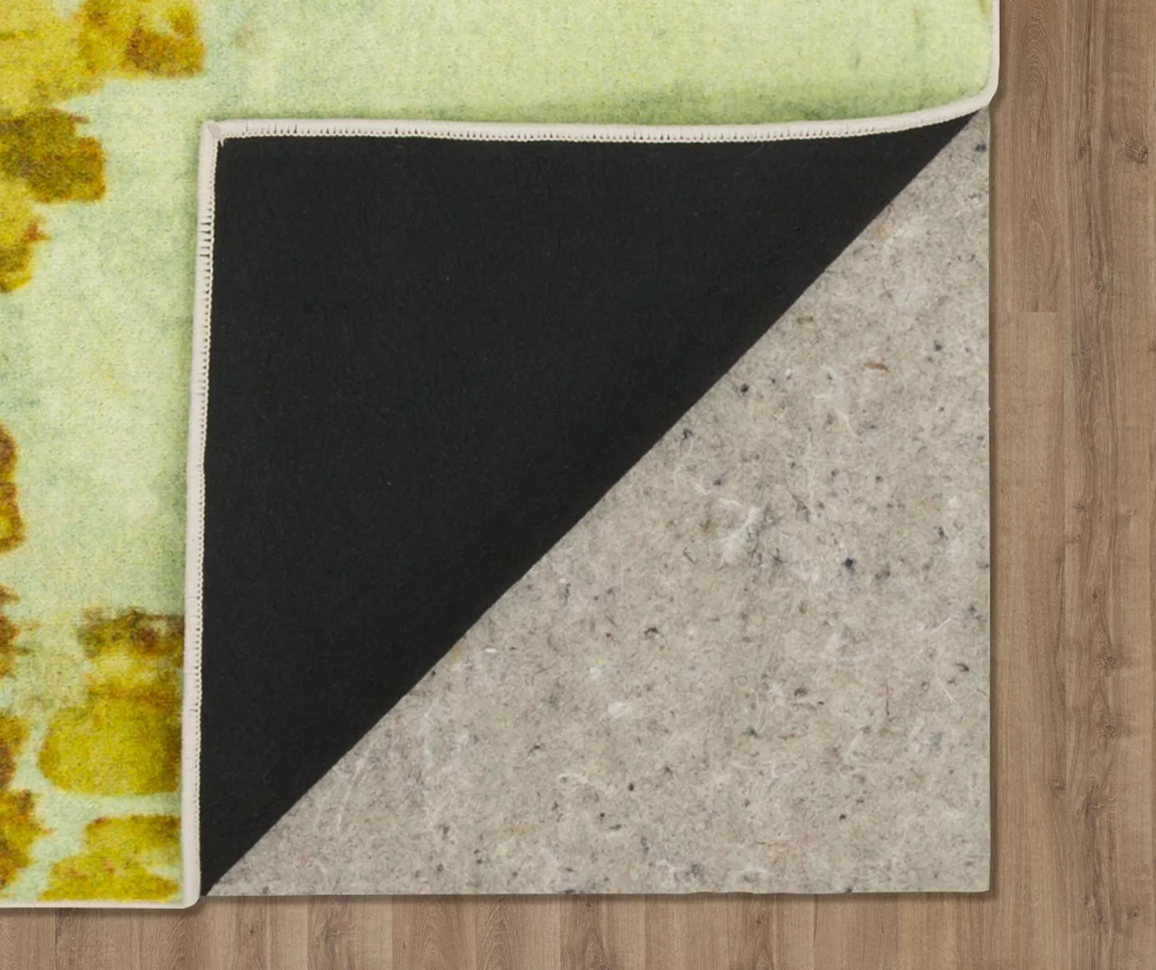 Dancing Stars Green & Blue Abstract Area Rug, (5' X 8') 4 Dancing Stars Green & Blue Abstract Area Rug, (5' X 8') - Image 4