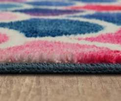 Mohawk Blue & Pink Mermaid Scales Area Rug -Carpet Promotion 810599719 A8 4