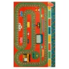 Mohawk Red & Green Race Track Play Area Rug