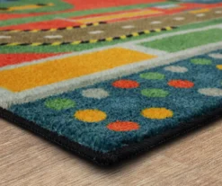 Mohawk Red & Green Race Track Play Area Rug -Carpet Promotion 810599731 A8 1