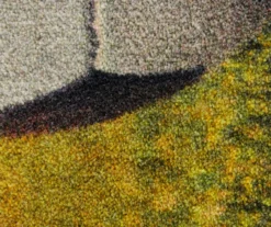 Soccer Goal Green & Tan Area Rug, (8' X 10') -Carpet Promotion 810599743 A8 3