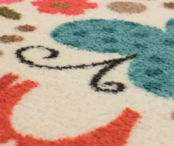 Mohawk Enchanted Forest Beige & Coral Area Rug -Carpet Promotion 810599751 A8 3