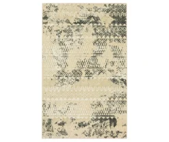 Mohawk Prale Beige & Black Geometric Area Rug -Carpet Promotion 810599759 A0 1 1
