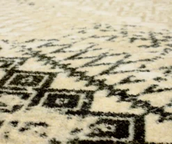 Prale Beige & Black Geometric Area Rug, (5' X 8') -Carpet Promotion 810599759 A8 3