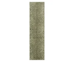 Mohawk Gray & Tan Leopard Print Area Rug
