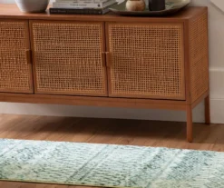 Prale Cream & Blue Geometric Area Rug, (2' X 8') 11 Prale Cream & Blue Geometric Area Rug, (2' X 8') -Carpet Promotion 810599775 A0 4