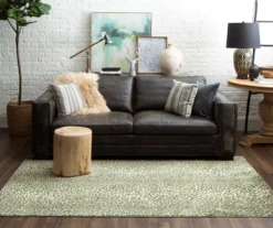 Gray & Tan Leopard Print Area Rug, (5' X 8') -Carpet Promotion 810599781 A0 3