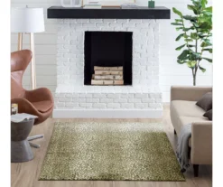 Gray & Tan Leopard Print Area Rug, (5' X 8') -Carpet Promotion 810599781 A0 5