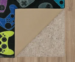 Mohawk In Control Black & Multi-Color Game Controllers Area Rug -Carpet Promotion 810599792 A8 2 1