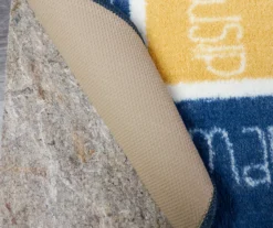 Blue & Multi-Color Gymnastics Area Rug, (5' X 8') -Carpet Promotion 810599806 A8 2