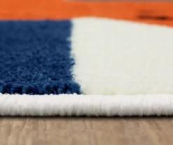 Mohawk Little Octopus Orange & Navy Stripe Area Rug -Carpet Promotion 810599809 A8 4