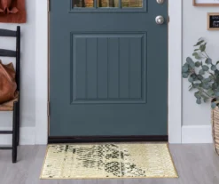 Mohawk Prale Beige & Black Geometric Area Rug -Carpet Promotion 810599815 A0 3