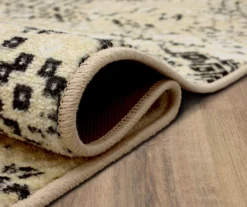 Mohawk Prale Beige & Black Geometric Area Rug -Carpet Promotion 810599815 A8 5