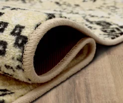 Prale Beige & Black Geometric Area Rug, (4' X 6') -Carpet Promotion 810599820 A8 5