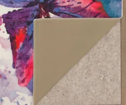 Purple & Pink Watercolor Butterfly Area Rug, (5' X 8') -Carpet Promotion 810599824 A8 2