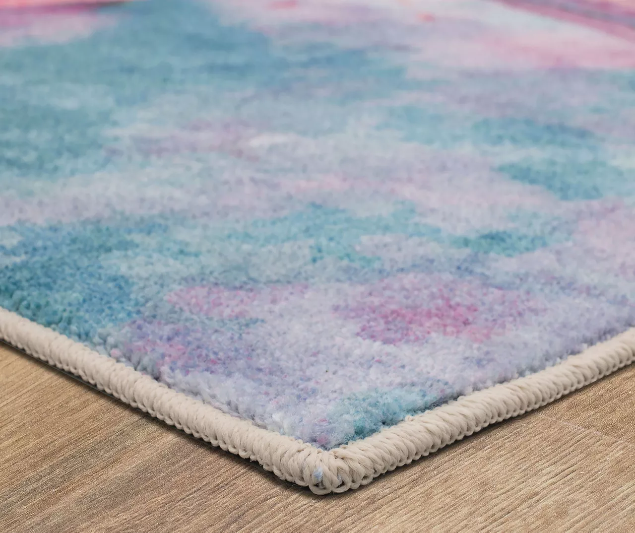 Purple & Pink Watercolor Butterfly Area Rug, (8' X 10') 2 Purple & Pink Watercolor Butterfly Area Rug, (8' X 10') - Image 2