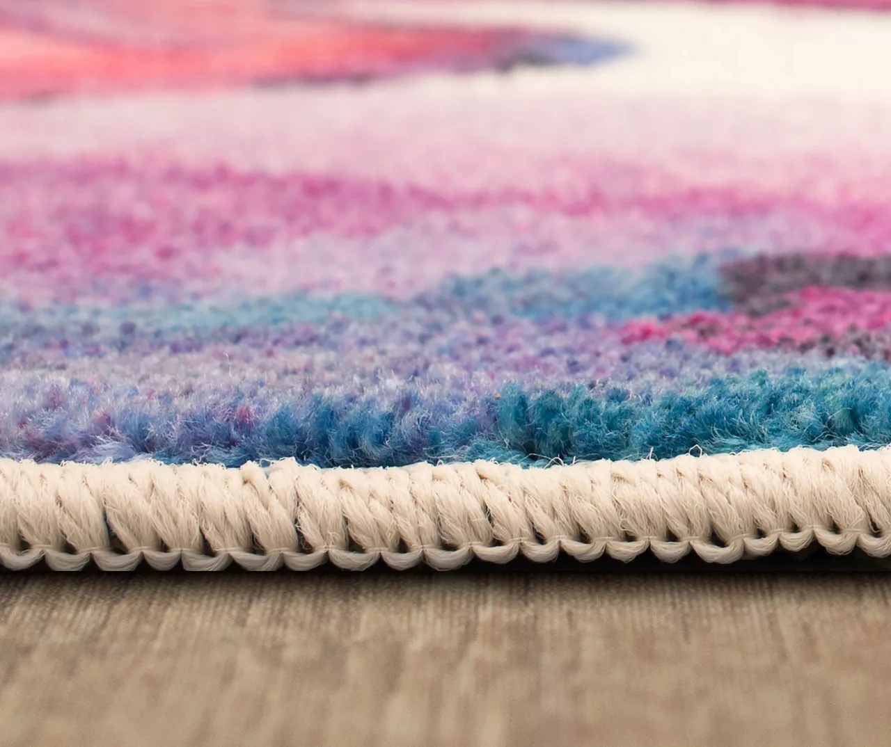 Purple & Pink Watercolor Butterfly Area Rug, (8' X 10') 5 Purple & Pink Watercolor Butterfly Area Rug, (8' X 10') - Image 5