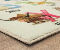 Mohawk Beige & Multi-Color Alphabet Zoo Area Rug -Carpet Promotion 810599827 A8 1