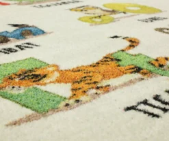 Mohawk Beige & Multi-Color Alphabet Zoo Area Rug -Carpet Promotion 810599827 A8 3