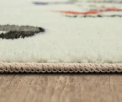 Beige & Multi-Color Alphabet Zoo Area Rug, (8' X 10') -Carpet Promotion 810599828 A8 4