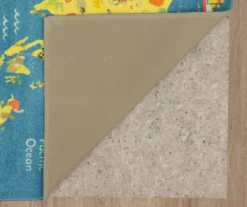 Mohawk Blue & Yellow Animal Map Area Rug -Carpet Promotion 810599832 A8 2