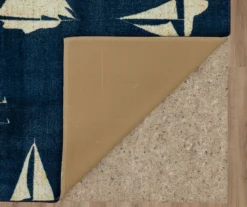 Mohawk Navy & Beige Sailboats Area Rug -Carpet Promotion 810599835 A8 2