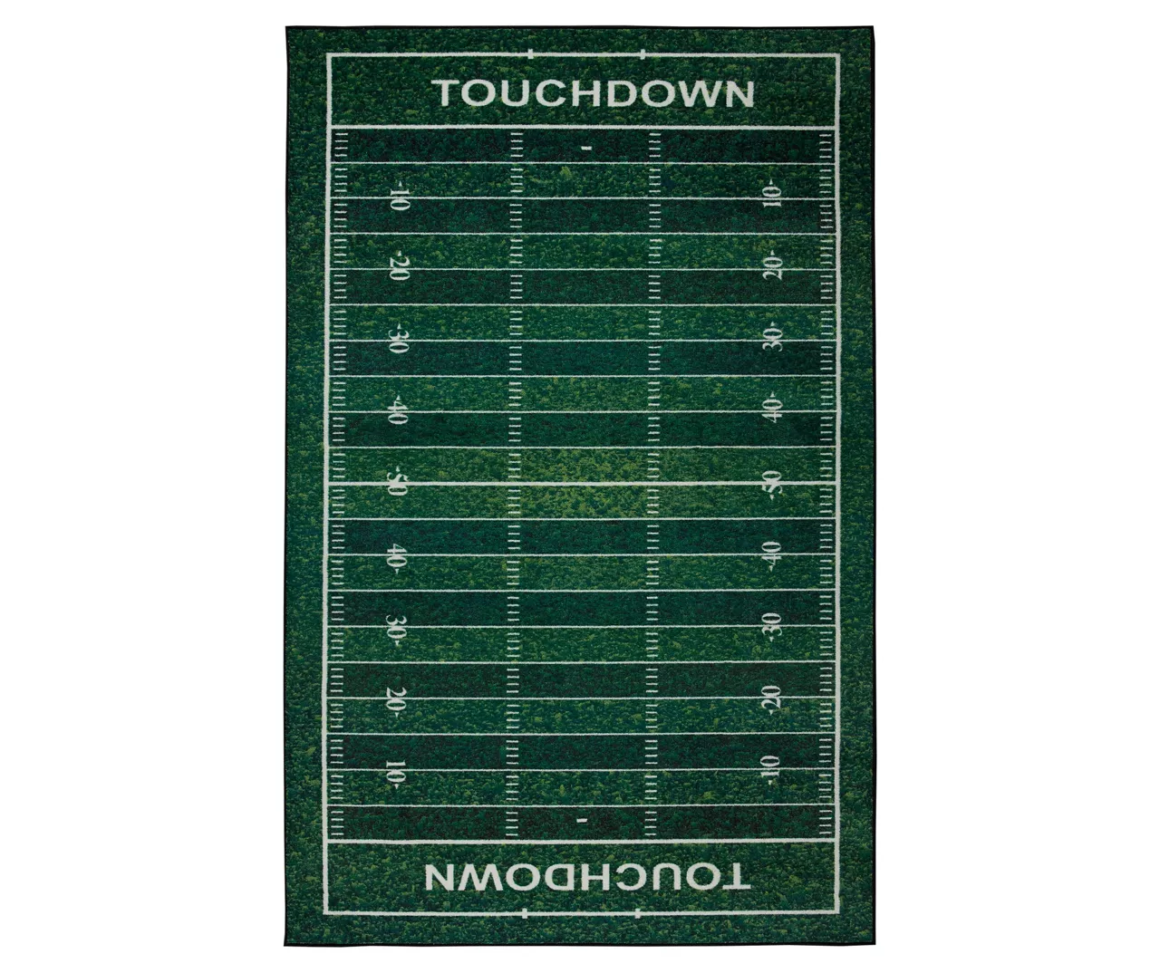 Green Football Yards Area Rug, (5' X 8') 1 Green Football Yards Area Rug, (5' X 8')