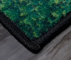 Green Football Yards Area Rug -Carpet Promotion 810599844 A8 1