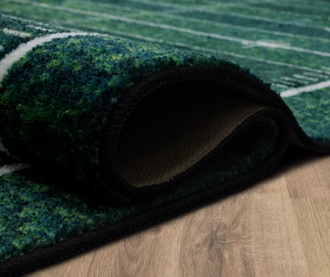 Green Football Yards Area Rug, (5' X 8') 9 Green Football Yards Area Rug, (5' X 8') - Image 9