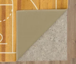 Mohawk Brown & White Basketball Court Area Rug -Carpet Promotion 810599847 A8 2