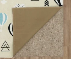 Mohawk Balloon Ride Cream & Blue Area Rug -Carpet Promotion 810599856 A8 2