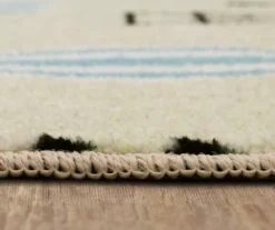 Mohawk Balloon Ride Cream & Blue Area Rug -Carpet Promotion 810599856 A8 4