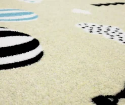 Mohawk Balloon Ride Cream & Blue Area Rug -Carpet Promotion 810599857 A8 3