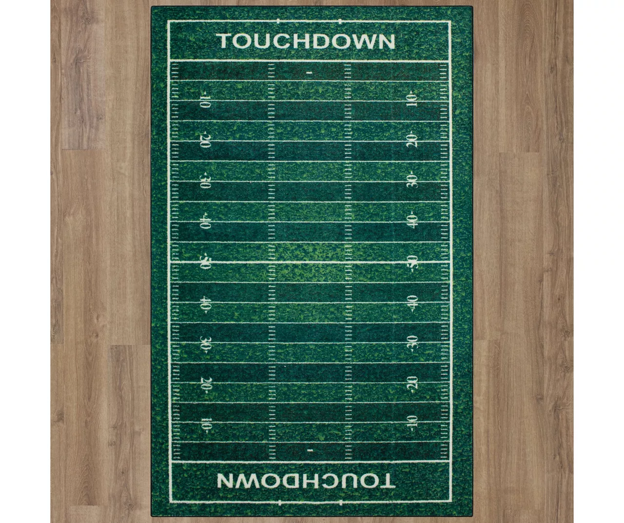 Green Football Yards Area Rug, (3' X 5') 2 Green Football Yards Area Rug, (3' X 5') - Image 2