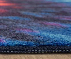 Tie-Dye Swirl Rainbow Area Rug, (5' X 8') -Carpet Promotion 810599867 A8 4