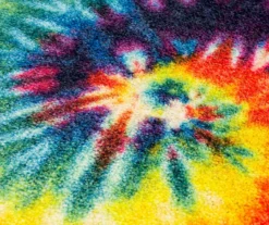 Tie-Dye Swirl Rainbow Area Rug, (8' X 10') -Carpet Promotion 810599868 A8 3