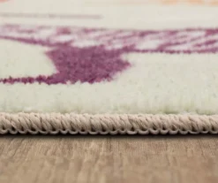 White & Multi-Color Dinosaurs Area Rug, (5' X 8') -Carpet Promotion 810599881 A8 4