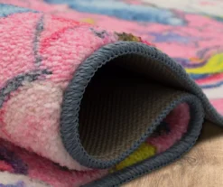 Mohawk Unicorn Wish Pink Multi-Color Area Rug -Carpet Promotion 810599890 A8 5