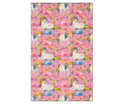 Mohawk Unicorn Wish Pink Multi-Color Area Rug -Carpet Promotion 810599891 A0 1