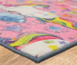 Mohawk Unicorn Wish Pink Multi-Color Area Rug -Carpet Promotion 810599891 A8 1